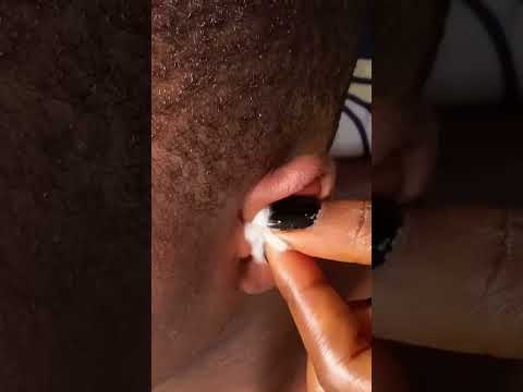 Asmr ear cleaning and pampering #asmr #satisfying #tinglyfeeling #relaxing