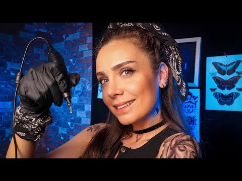 ASMR | Tattoo Shop | Sana Dövme Yapıyorum | Türkçe ASMR