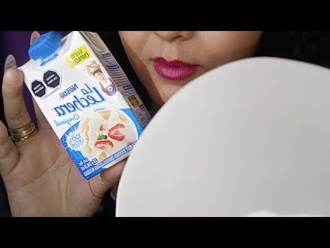 ASMR Comiendo leche condensada