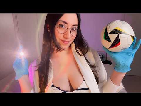 ASMR  ⚽ Examen de Nervios Craneales para Futbolistas ⚽