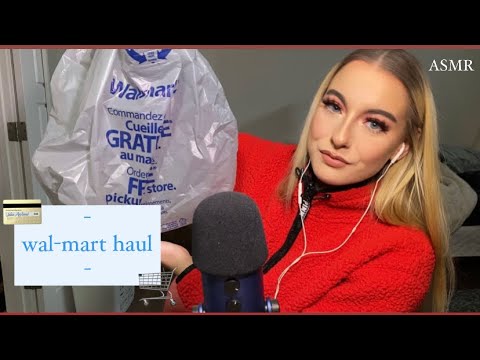 ASMR | wal-mart haul (elf, nyx, & more!)