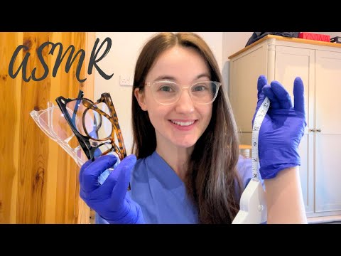 ASMR Student Optometrist Examines You & Glasses Fitting