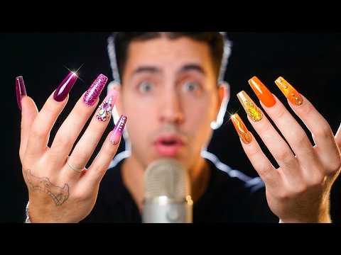 ASMR com UNHAS GIGANTES! 💅 (Muito tapping)