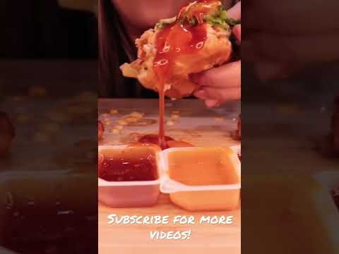Chick-Fil-A Spicy Chicken Sandwich, Nuggets & Waffle Fries #shorts #chickfila #asmr #eatingsounds