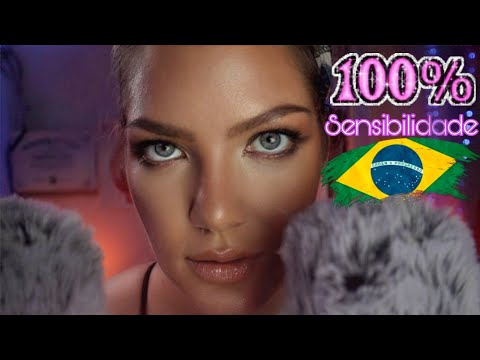 ASMR 100% Sensibilidade: Gringa tentando trava línguas Brasileiros, Fala suave, sussurros (binaural)