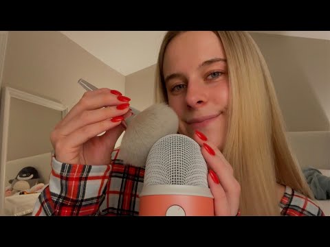 Tingly ASMR Triggers ❤️ (mouth sounds, tongue clicking, mic brushing, tapping, & more)