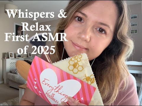 Gentle Whisper ASMR 💜 Hair Brushing, Affirmations & Sleep Spell (My First 2025 Video)