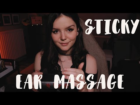 INTENSE STICKY EAR MASSAGE for MAXIMUM TINGLES| ASMR