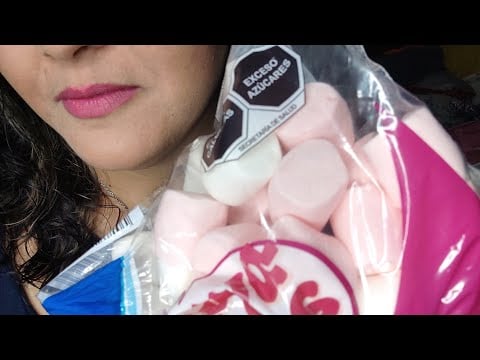 ASMR comiendo bombón / marshmallows ☺️
