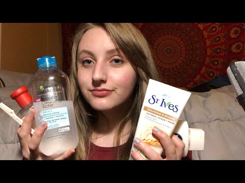 ASMR MY SKINCARE ROUTINE!