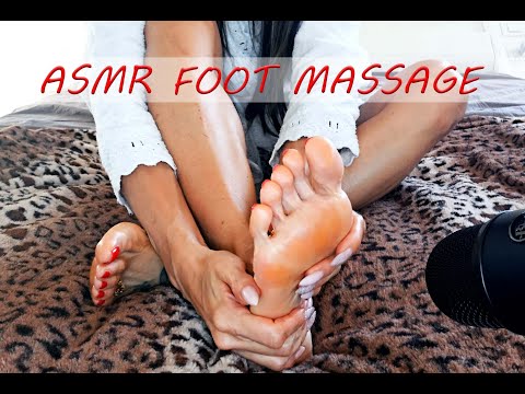 FOOT MASSAGE ASMR with lotion - relax no talking #feetmassage #FOOT #LEGS #barefoot #LOTION