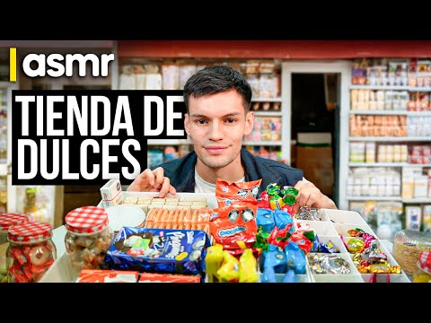 ASMR español roleplay para dormir vendedor de tienda de dulces