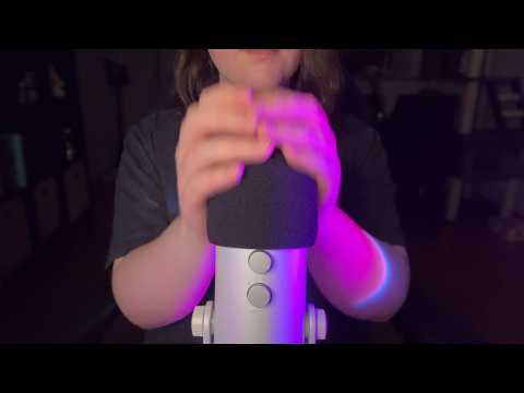 ASMR Fast and Aggressive Mic RUBBING with Foam Cover - No Talking