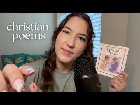 ASMR ♡ gratitude christian prayers and poetry reading for sleep | christian ASMR