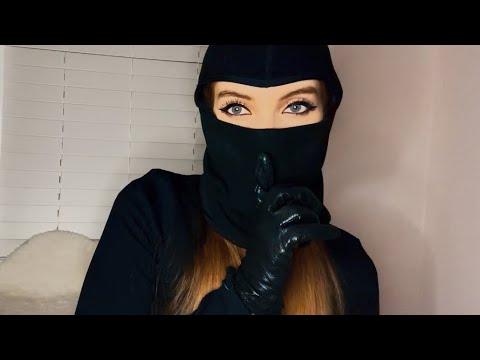 ASMR Good Intentions Thief,stealing your bad side. Soft spoken,leather sounds.