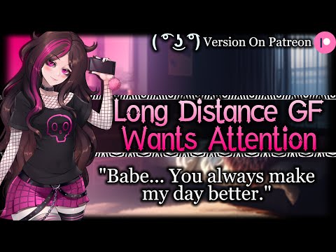 Your Long Distance Girlfriend Wants Personal Attention [Shy] | Goth Girl ASMR Roleplay /F4A/