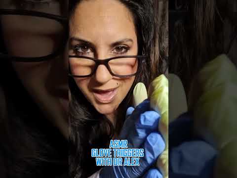 ASMR GLOVE TRIGGERS #triggersforsleep #nurse #roleplay #MEDICALASME