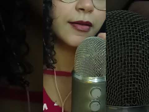 ASMR Pincel na tela e no microfone