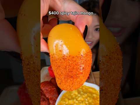 Trying the most expensive spicy plate in the world… #food #eating #mukbang