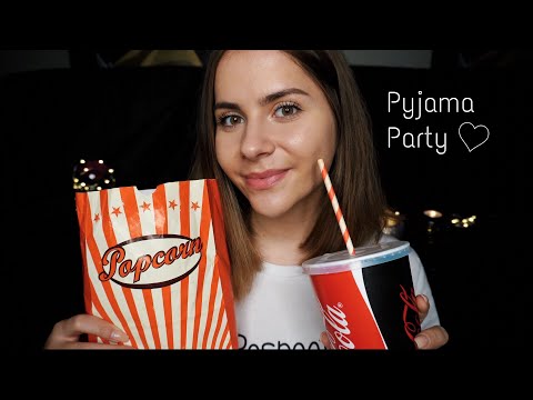 ASMR Gemütliches Pyjama Party Roleplay (Verwöhnen, Quatschen, Personal Attention) deutsch/german