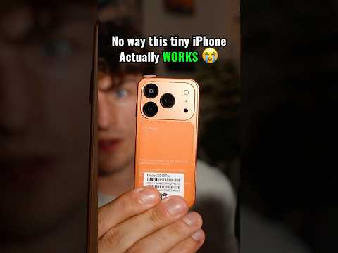 Is this the SMALLEST iPhone?? (ASMR) #asmr #smartphone #unboxing