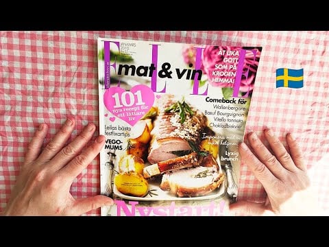 ASMR // Vi läser en tidning från 2010 (svenska)