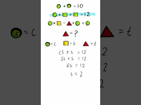 (ASMR) SOLVING a Fun MATHS Puzzle! #Shorts