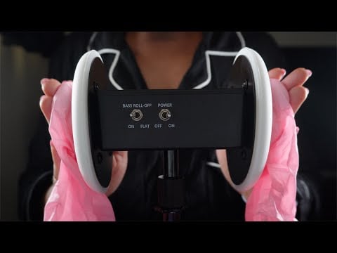 ASMR LATEX GLOVES (RUBBING LATEX GLOVES ON YOUR EARS)