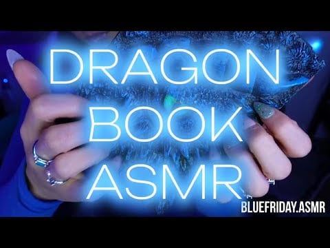 Dragon Book ASMR💙(No Music)