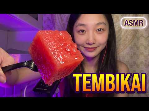 ASMR | 🌧️ Heavy Rain Sounds + Fresh Watermelon 🍉 | Very Relaxing for Sleeping