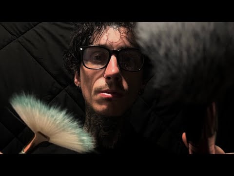 ASMR Gently Brushing Your Face | Up-Close Personal Attention
