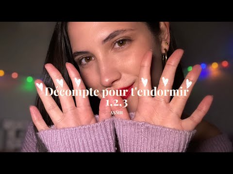 ASMR - DÉCOMPTE DE 0 À 50 POUR T'ENDORMIR (HAND MOVEMENTS) ☁️