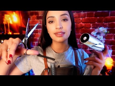 ASMR Haircut | Realistic Barber Roleplay for Sleep