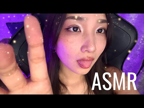 ASMR макияж слюнкой 💦 SPIT PAINTING🤤