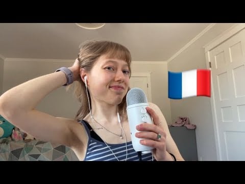 🇫🇷 asmr || asmr in French (whisper ramble) 