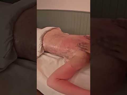 Lujosa EXFOLIACIÓN CORPORAL en Camboya 🇰🇭 #relax #massage #masajes #short