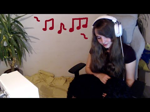 ASMR - humming (soft singing) with the doggo