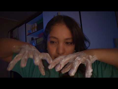 ASMR Massagem imersiva para tirar as dores profundas dos músculos da nuca, ombros e lombar🌿🌙