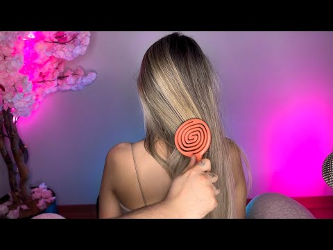 SAÇ TARAMA, KAFA MASAJI | TÜRKÇE ASMR 💆🏼‍♀️