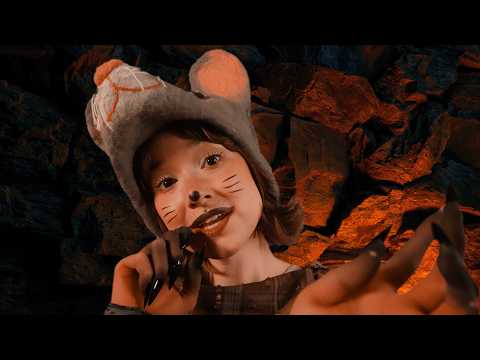 ASMR Rat Finds You in the Dungeon 🐀 Hair Sounds, Fabric Scratching