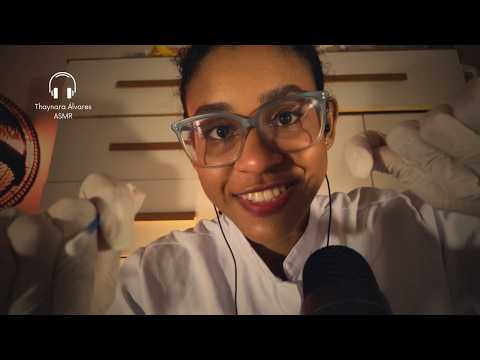 ASMR Limpeza de ouvido vintage 🕯️ Semi inaudível + Objetos inusitados