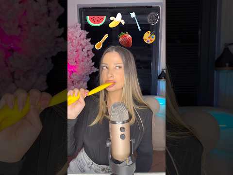 Emoji challenge 🍌 #asmr #shorts