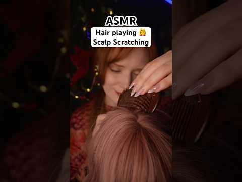 ASMR Scalp scratching, Hair playing 😍💆‍♀️No talking asmr 💛