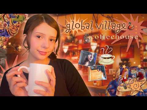 (asmr) 2000's global village coffeehouse ☼.°༄🌙☕🌍(soft spoken +  nostalgic)