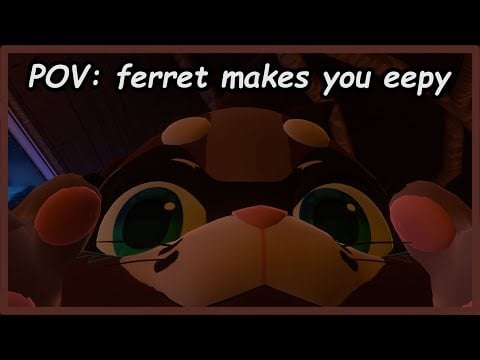 [Furry ASMR] gentle ferret mouth sounds and whispers :3