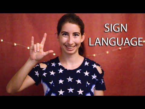 Learn American Sign Language (ASMR No Talking, Rain Sounds)