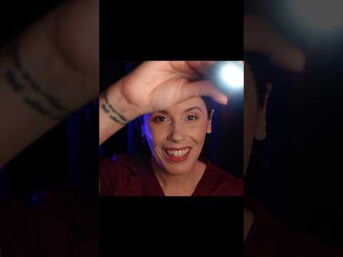 How are you SO GOOD at this?! ASMR Eye Exam Light Triggers #asmr #asmrvideos #asmrmedical