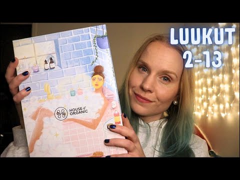 Joulukalenteri luukut 2-13🎁christmas calendar🎄[ASMR SUOMI]