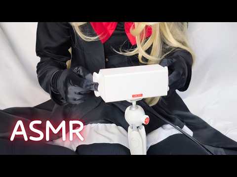Sleepy Ear Cleaning ASMR | Black Gloves & Finger Ear Cleaning [Professor Smug Cosplay]