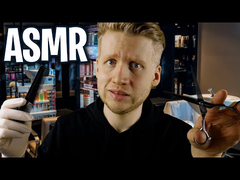 ASMR | Friseur in Ausbildung schneidet deine Haare! (Roleplay)